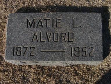 Matie L <i>Eychner</i> Alvord