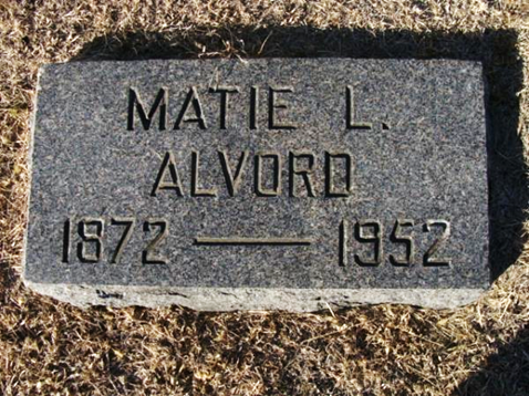 Matie L <i>Eychner</i> Alvord