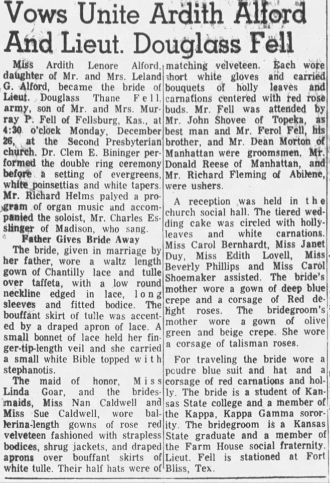 Teen Talk, The Salina Journal ( Salina Kansas) 5 Feb 1958