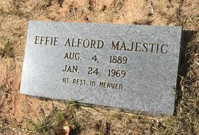 Effie <i>Alford</i> Majestic
