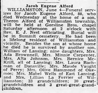 Obituary - Jacob Alford, LSJ 6/4/43 - 