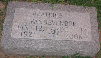 Beatrice L. <i>Osborne</i> Vandevender