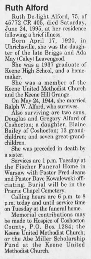  - Ruth Alford Ruth De-light Alford, 75, of 45772...