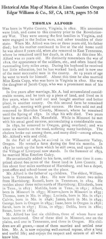 Biography of Thomas Alford