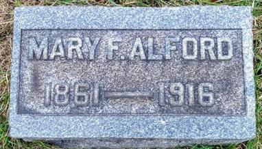 Mary F <i>McCurdy</i> Alford