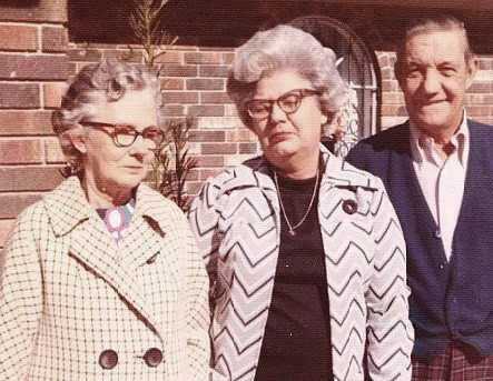 Anna (Alford) Vogel, Hazel (McElroy) and Jack Alford